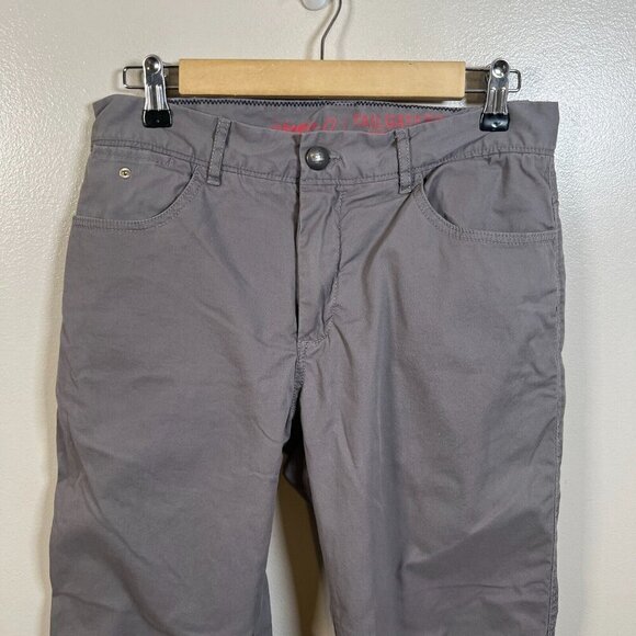 Johnnie-O Tailgaters Pants Size 30x29 Gray Lined Insulated Chino Flat Front - Picture 5 of 13